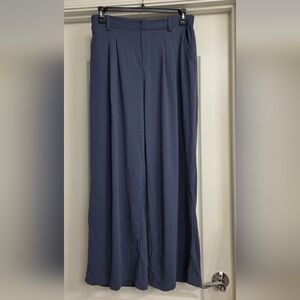 HALARA Navy Wide-Leg Lounge Pants